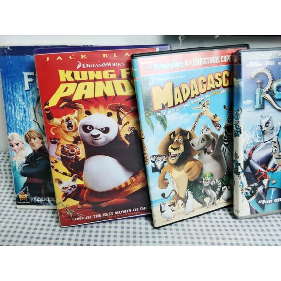 Lot of 7 DreamWorks Kids Animated DVD Shrek Madagascar Kung Fu Panda A Bugs Life - Picture 6 of 14